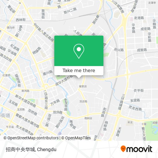 招商中央华城 map