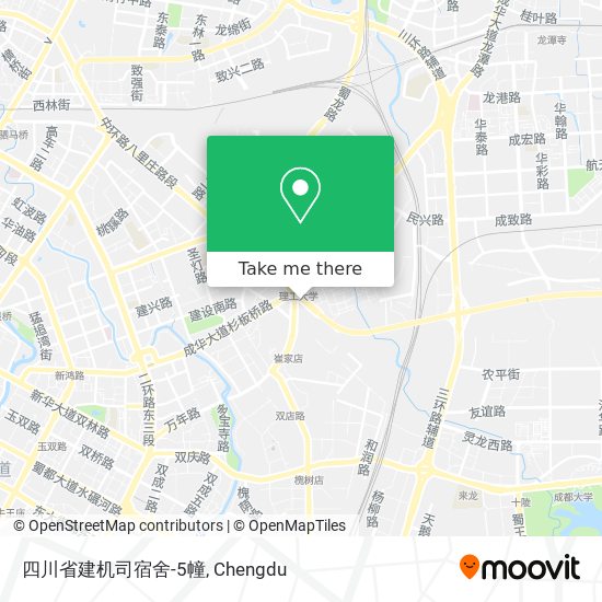 四川省建机司宿舍-5幢 map