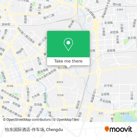 怡东国际酒店-停车场 map