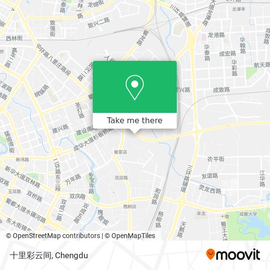 十里彩云间 map