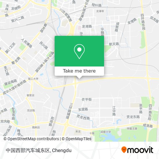 中国西部汽车城东区 map