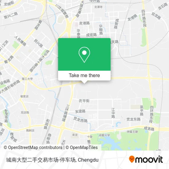 城南大型二手交易市场-停车场 map