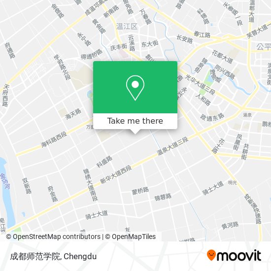 成都师范学院 map