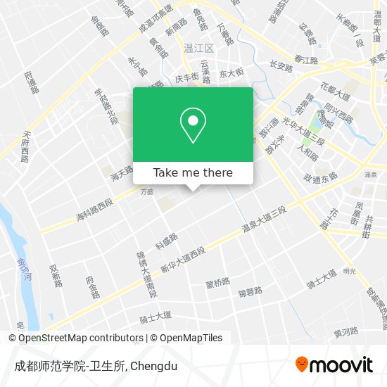 成都师范学院-卫生所 map