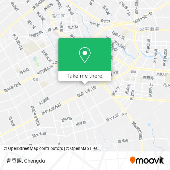 青香园 map