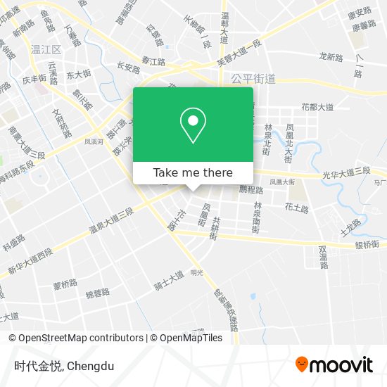 时代金悦 map