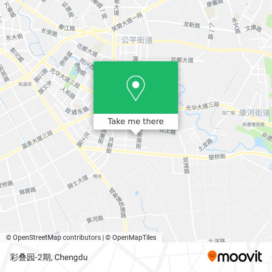 彩叠园-2期 map