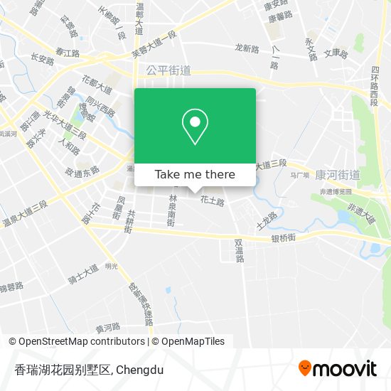 香瑞湖花园别墅区 map