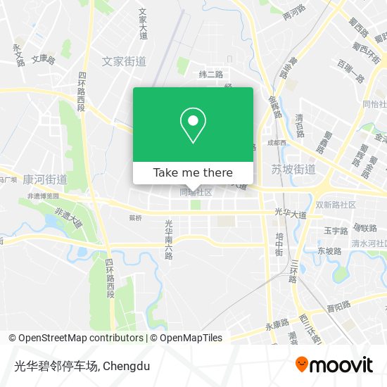 光华碧邻停车场 map