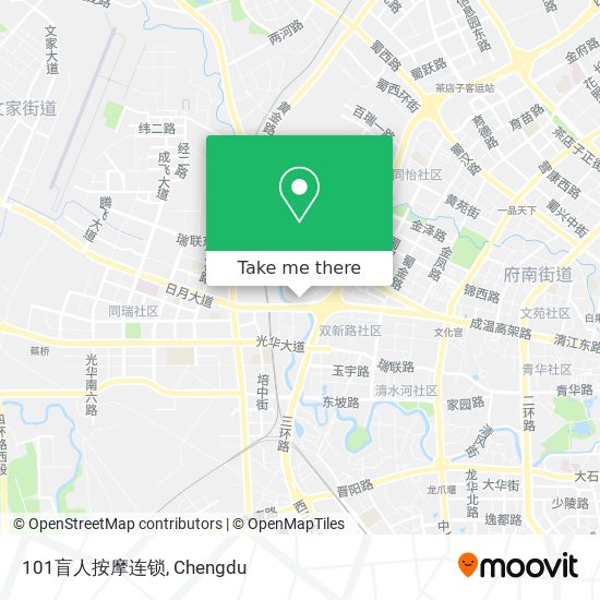 101盲人按摩连锁 map