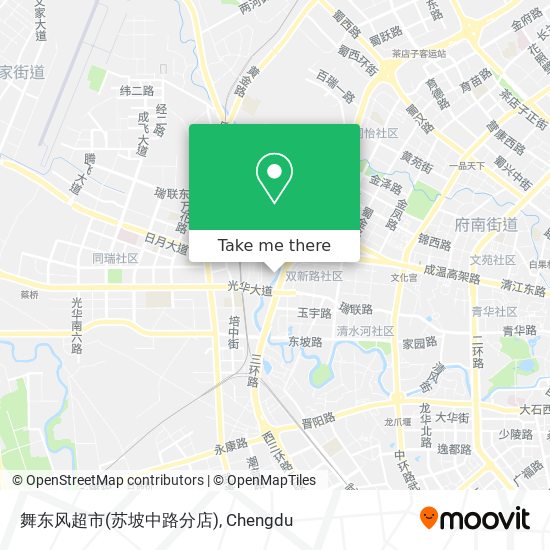 舞东风超市(苏坡中路分店) map