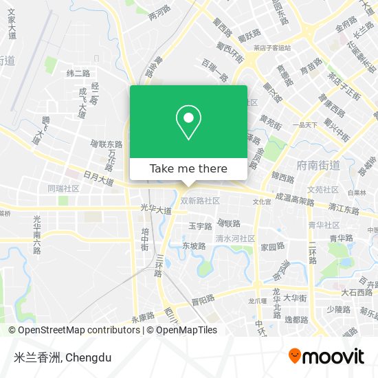 米兰香洲 map