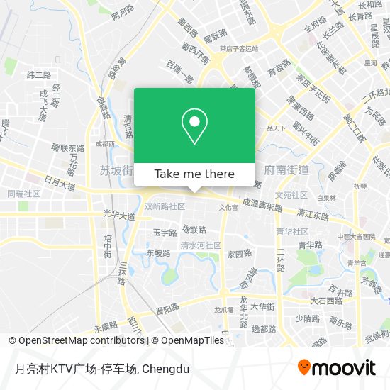 月亮村KTV广场-停车场 map