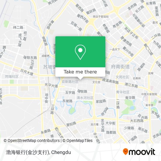 渤海银行(金沙支行) map