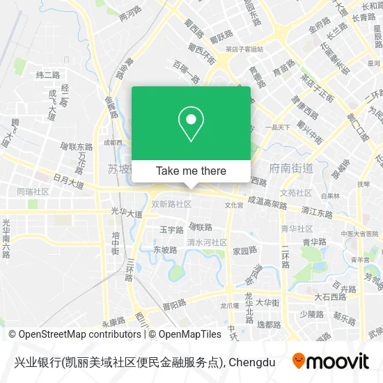 兴业银行(凯丽美域社区便民金融服务点) map