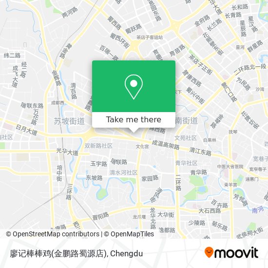 廖记棒棒鸡(金鹏路蜀源店) map