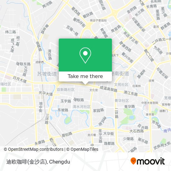 迪欧咖啡(金沙店) map