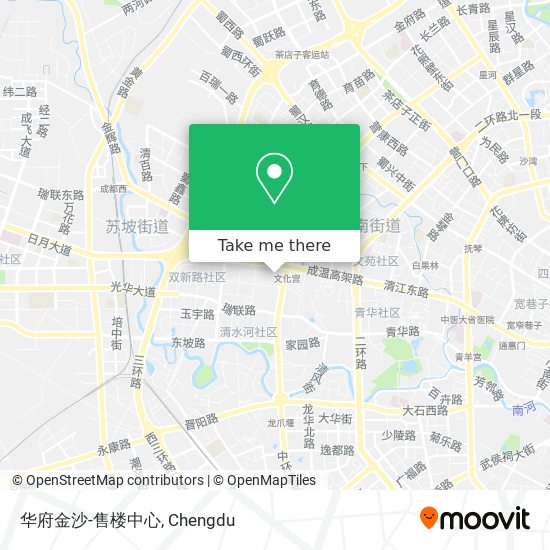 华府金沙-售楼中心 map