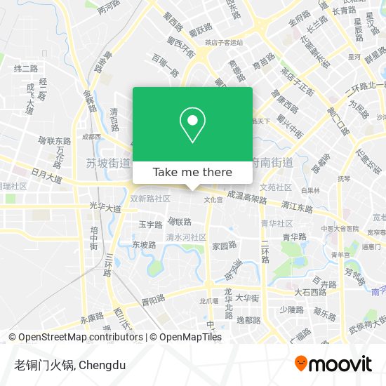 老铜门火锅 map