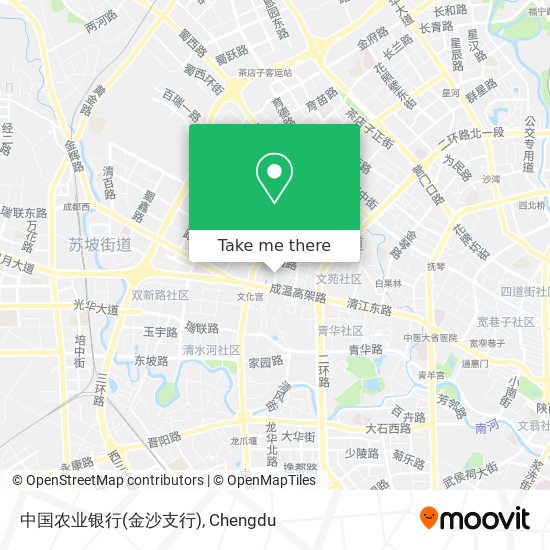 中国农业银行(金沙支行) map