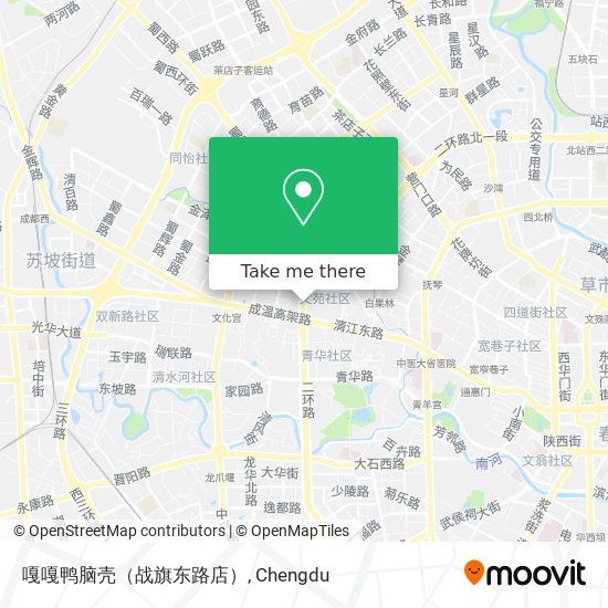 嘎嘎鸭脑壳（战旗东路店） map