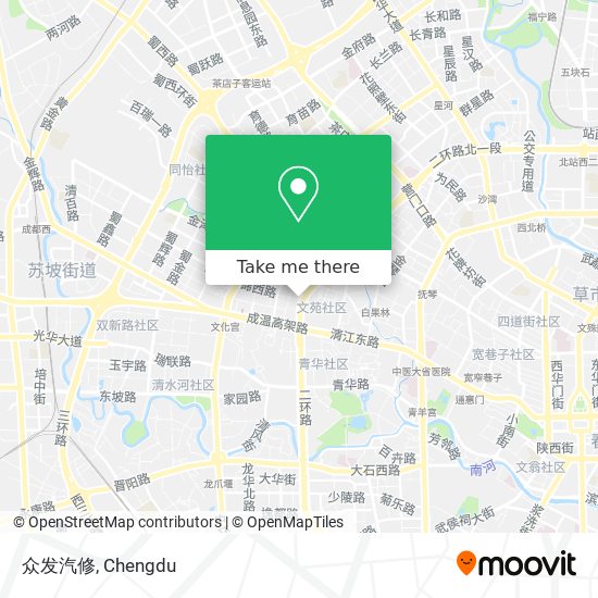 众发汽修 map