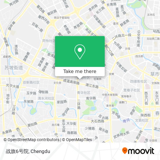 战旗6号院 map