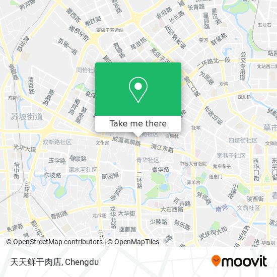 天天鲜干肉店 map