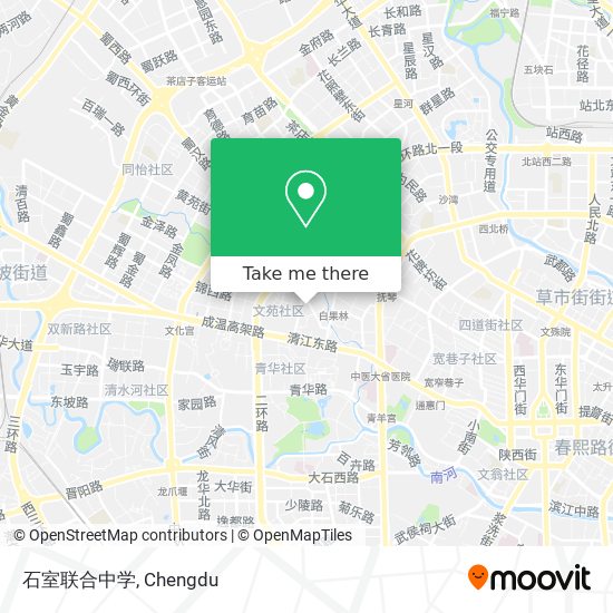 石室联合中学 map