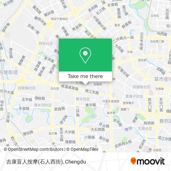 吉康盲人按摩(石人西街) map