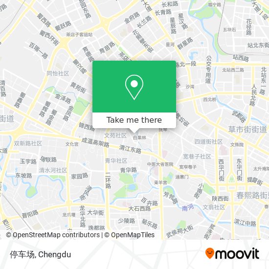 停车场 map