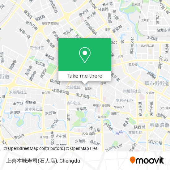 上善本味寿司(石人店) map
