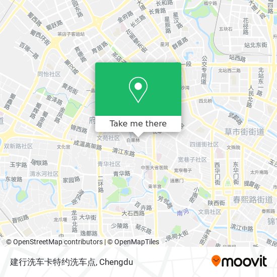建行洗车卡特约洗车点 map