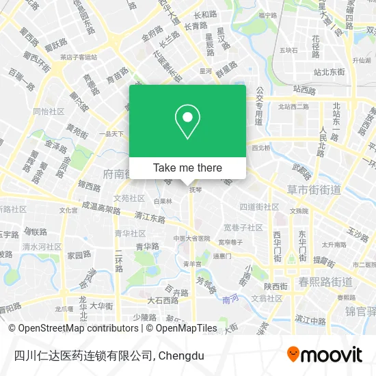 四川仁达医药连锁有限公司 map