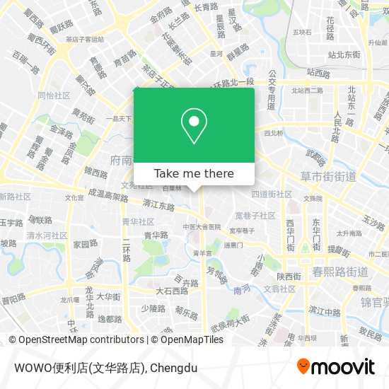 WOWO便利店(文华路店) map