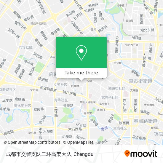 成都市交警支队二环高架大队 map