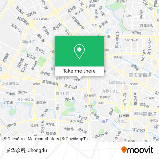 景华诊所 map