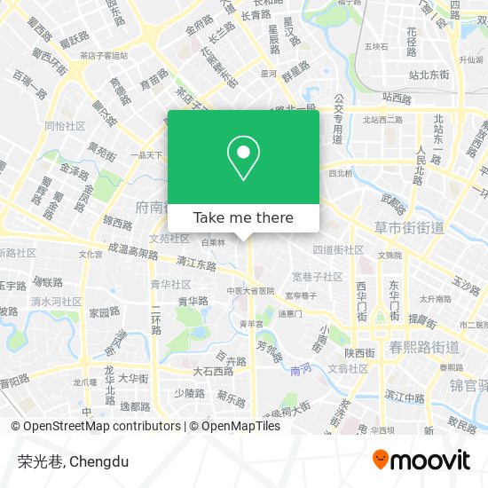 荣光巷 map