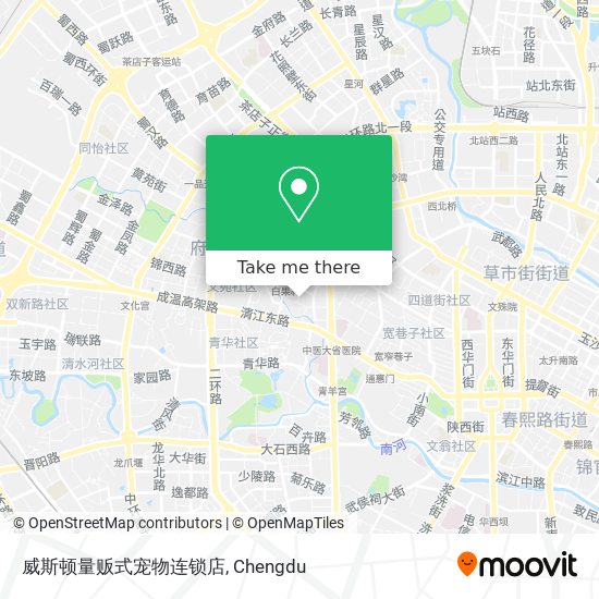 威斯顿量贩式宠物连锁店 map