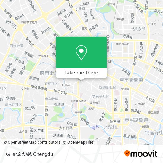 绿屏源火锅 map
