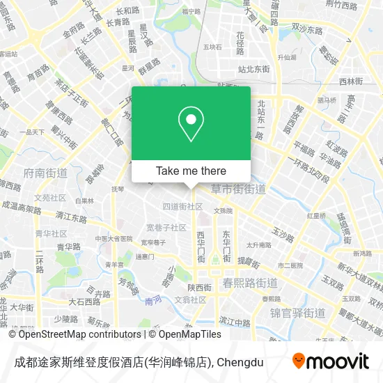 成都途家斯维登度假酒店(华润峰锦店) map