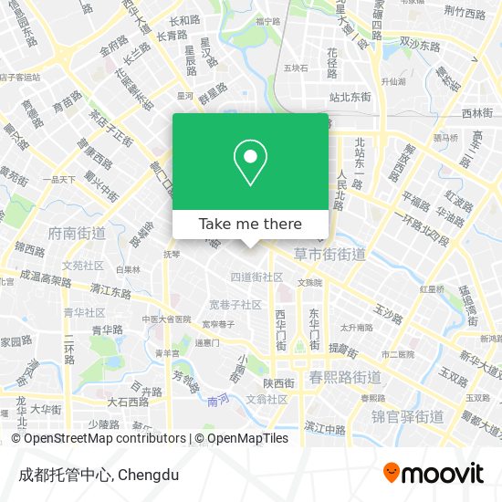 成都托管中心 map