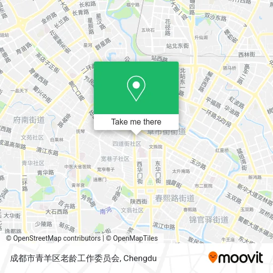 成都市青羊区老龄工作委员会 map