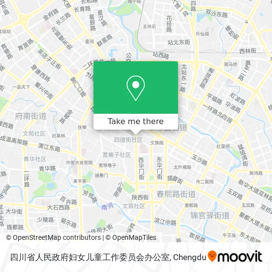 四川省人民政府妇女儿童工作委员会办公室 map