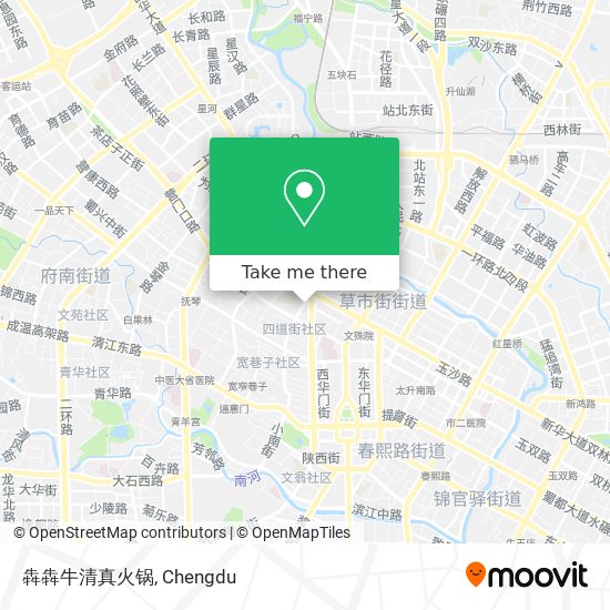 犇犇牛清真火锅 map