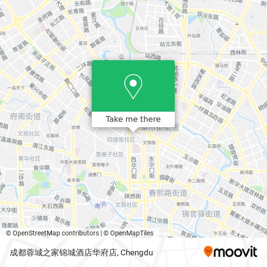 成都蓉城之家锦城酒店华府店 map