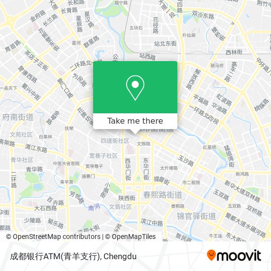 成都银行ATM(青羊支行) map