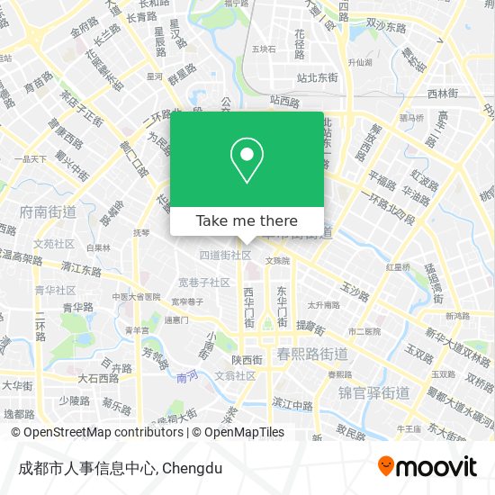 成都市人事信息中心 map