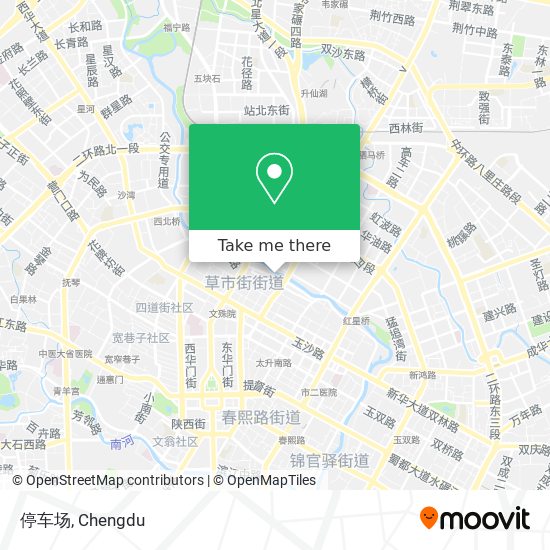 停车场 map
