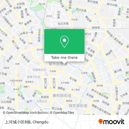 上河城小区8栋 map